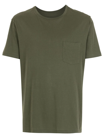 Osklen Supersoft Pocket T-shirt In Green