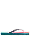 ORLEBAR BROWN HASTON STRIPE FLIP FLOPS