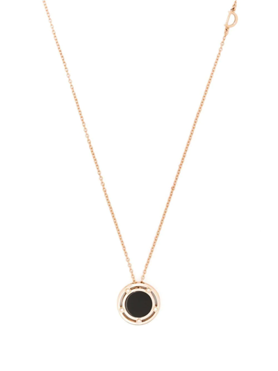 Damiani 18kt Rose Gold D.side Diamond Pendant Necklace In Pink