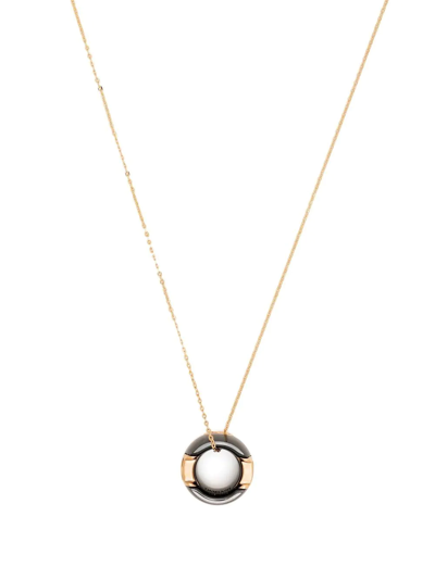 Damiani 18kt Rose Gold D.icon Diamond Necklace In Pink
