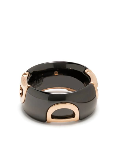 Damiani 18kt Rose Gold D.icon Diamond Ring In Pink
