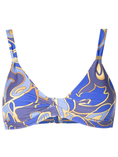 Lygia & Nanny Graphic-print Bikini In Blue