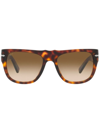 PERSOL TORTOISESHELL RECTANGLE-FRAME SUNGLASSES