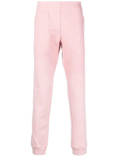 Moschino Logo-print Track Pants In Rosa