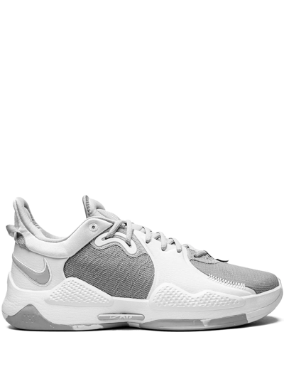 Nike Pg 5 Tb Low-top Sneakers In Grey