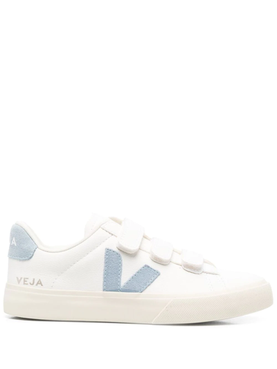 Veja White Recife Low Top Leather Trainers