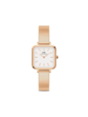 Daniel Wellington Women's Quadro Studio 23k Rose Gold Pvd Plated Stainless Steel Watch 22 X 22mm In Rose-gold