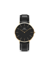 Daniel Wellington Classic Sheffield Black Dial 40 Mm Watch Dw00100127 In Gold