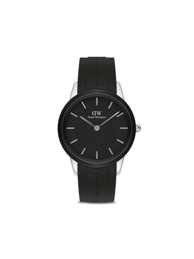 Daniel Wellington Men's Iconic Motion Automatic Black Rubber Watch 40mm