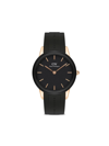 Daniel Wellington Men's Iconic Motion Rose Gold & Rubber Strap Watch/40mm In Schwarz