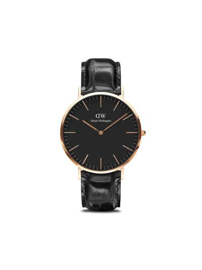 Daniel Wellington Classic Reading 40mm In Schwarz