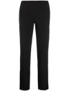 P.a.r.o.s.h Cropped Elasticated Leggings In Schwarz