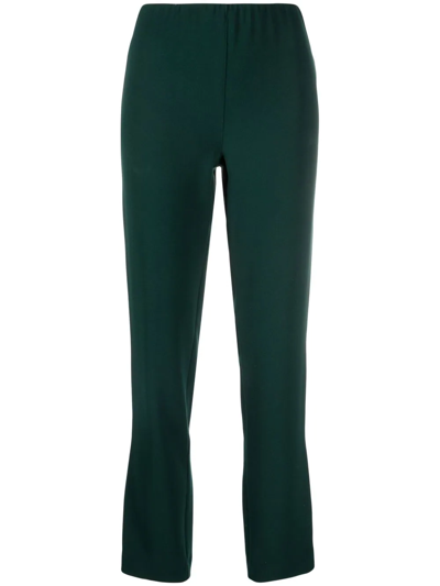 P.a.r.o.s.h Cropped Elasticated Trousers In Green