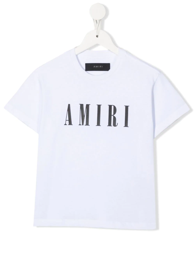 Amiri Logo-print T-shirt In Weiss