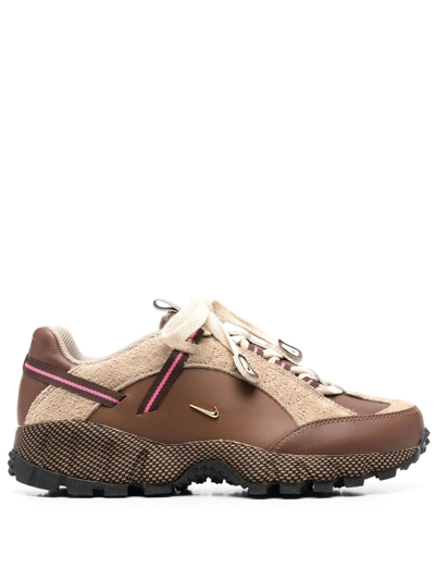 Nike X Jacquemus Brown Air Humara Lx Leather Low-top Sneakers