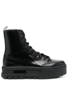 Puma X Dua Lipa Mayze Boots In Schwarz