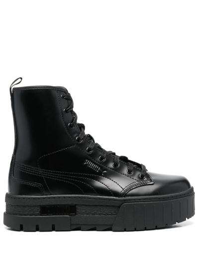 Puma X Dua Lipa Mayze Boots In Schwarz
