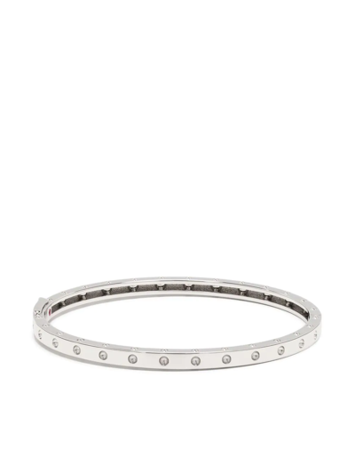 Roberto Coin 18kt White Gold Pois Moi Bracelet In Silver