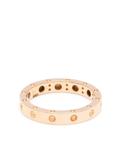 Roberto Coin 18kt Rose Gold Pois Moi Thin Band Ring In Pink