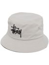 STUSSY BRUSHED BIG BASIC BUCKET HAT