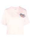 Opening Ceremony Brioches Cropped T-shirt In Rosa