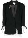 Cinq À Sept Roxie Crepe Blazer In Black