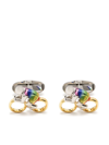 Paul Smith Cyclist-shape Cufflinks In Gold