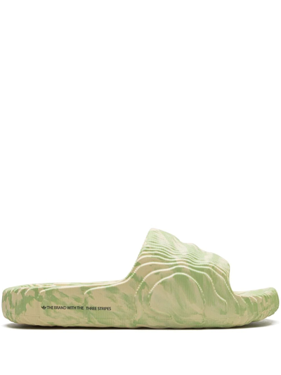 Adidas Originals Adilette 22 Sport Slide Sandal In Green