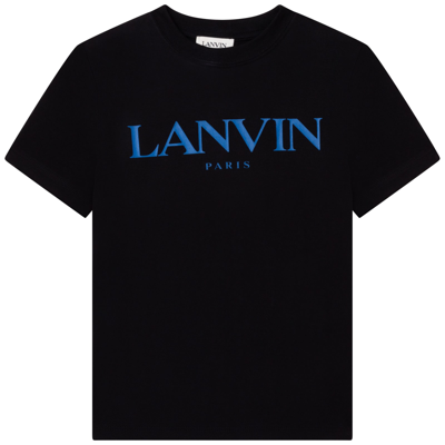 Lanvin Kids T-shirt For Boys In Black