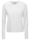 James Perse Boxy Light Cotton Jersey T-shirt In Wht