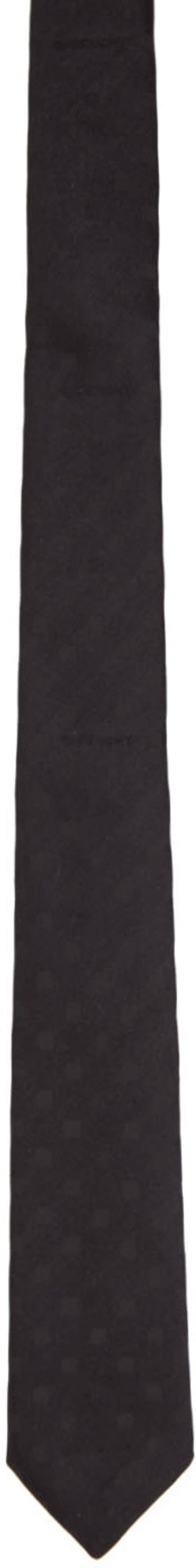 Givenchy Black 4g Tie In Black 001