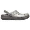 Crocs Classic Lined Clog In Slate Grey/smoke