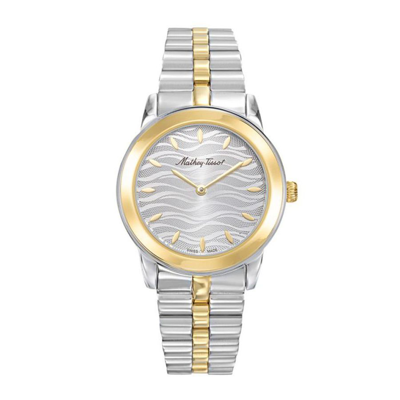 Mathey-tissot Artemis Quartz Silver Dial Ladies Watch D10860bys In Two Tone  / Gold / Gold Tone / Silver / Yellow