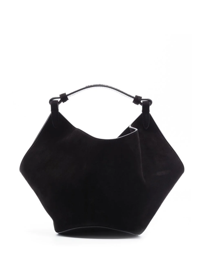 Khaite Tie-fastening Mini Bag In Black