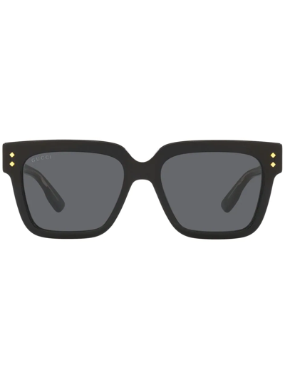 Gucci Rectangular -frame Sunglasses In Black