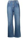 MICHAEL MICHAEL KORS SELMA HIGH-RISE CROPPED JEANS