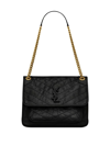 SAINT LAURENT NIKI LOGO-LETTERING SHOULDER BAG