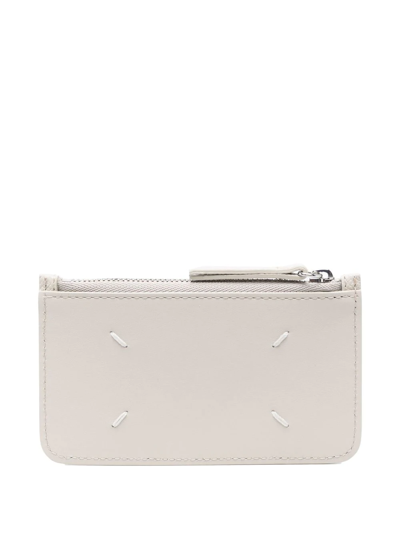 Maison Margiela Four-stitch Logo Wallet In Nude