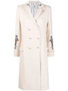ETRO REAR GRAPHIC-PRINT DOUBLE-BREASTED COAT