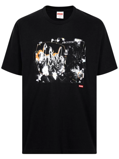 Supreme X Futura 2000 Graphic-print T-shirt In Black