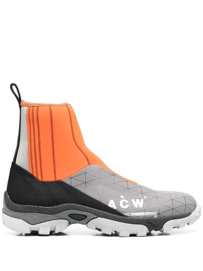 A-cold-wall* Nc.1 Dirt Boots In Bright Orange