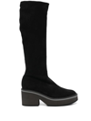 CLERGERIE ANKI 75MM KNEE-HIGH SUEDE BOOTS