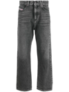 Diesel D-air Straight-leg Jeans In Black