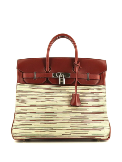 Pre-owned Hermes 2000 Vibrato Haut À Courroies Handbag In 红色