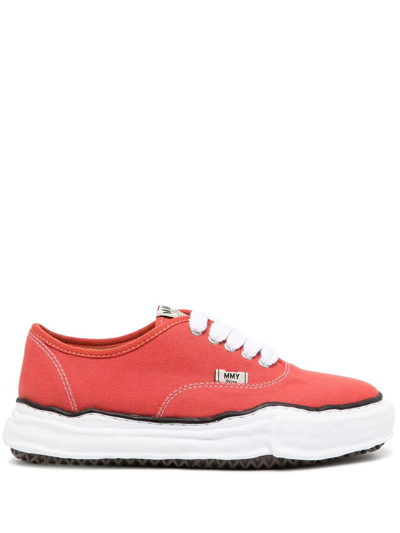 Miharayasuhiro Original Sole Lace-up Sneakers In Rosso