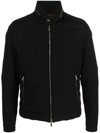 MOORER QUILTED-FINISH ZIP-UP JACKET