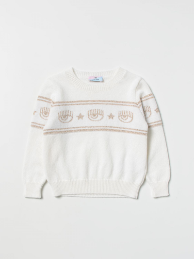 Chiara Ferragni Jumper  Kids In Yellow Cream