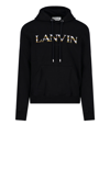 Lanvin Curb Brand-embroidered Cotton-jersey Hoody