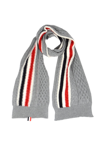 THOM BROWNE RIBBED KNIT SCARF