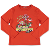 LITTLE MARC JACOBS MARC JACOBS T-SHIRT ROSSA IN JERSEY DI COTONE